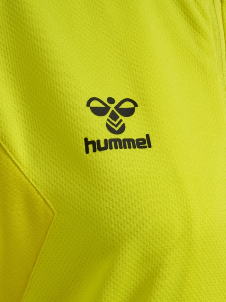 Damen Hummel Authentic Zip Jacket - Blazing yellow